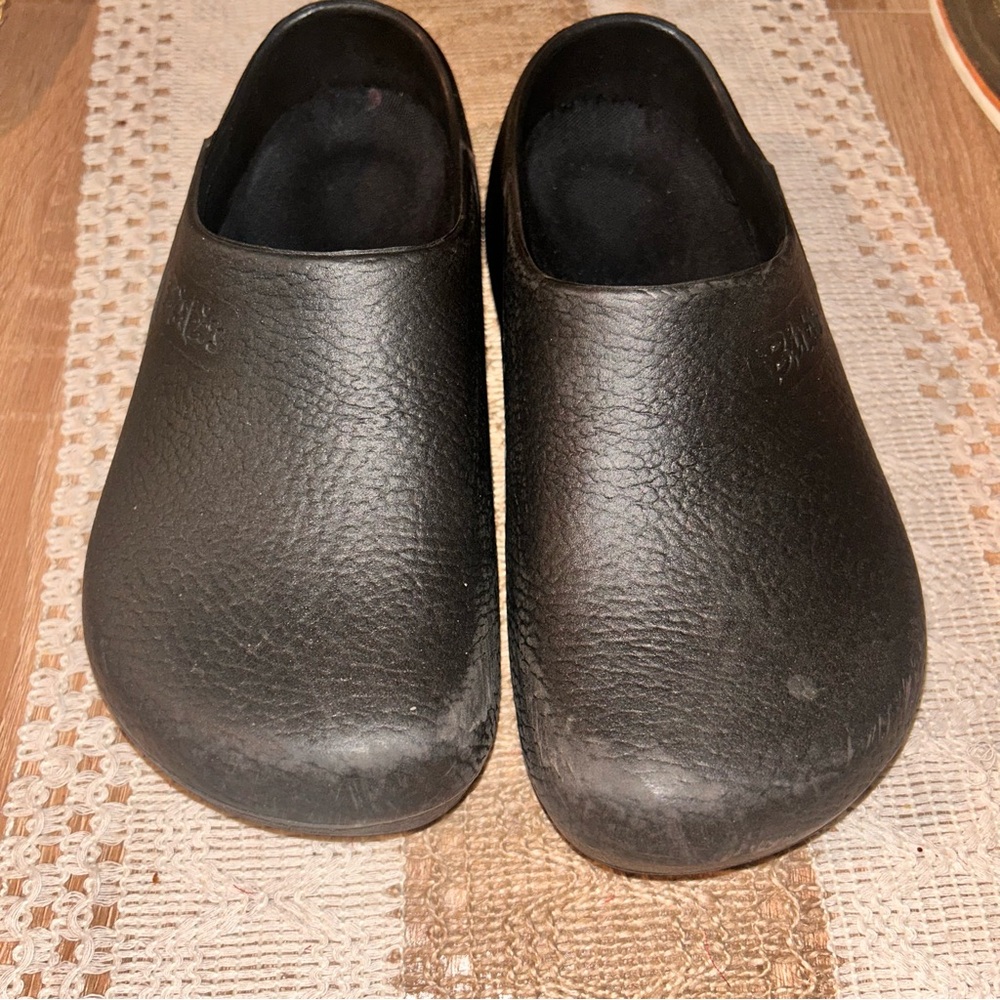 Birkenstocks  Black Birki's work Clogs size 6- 6.5 ladies 240 37 EU - Picture 5 of 8